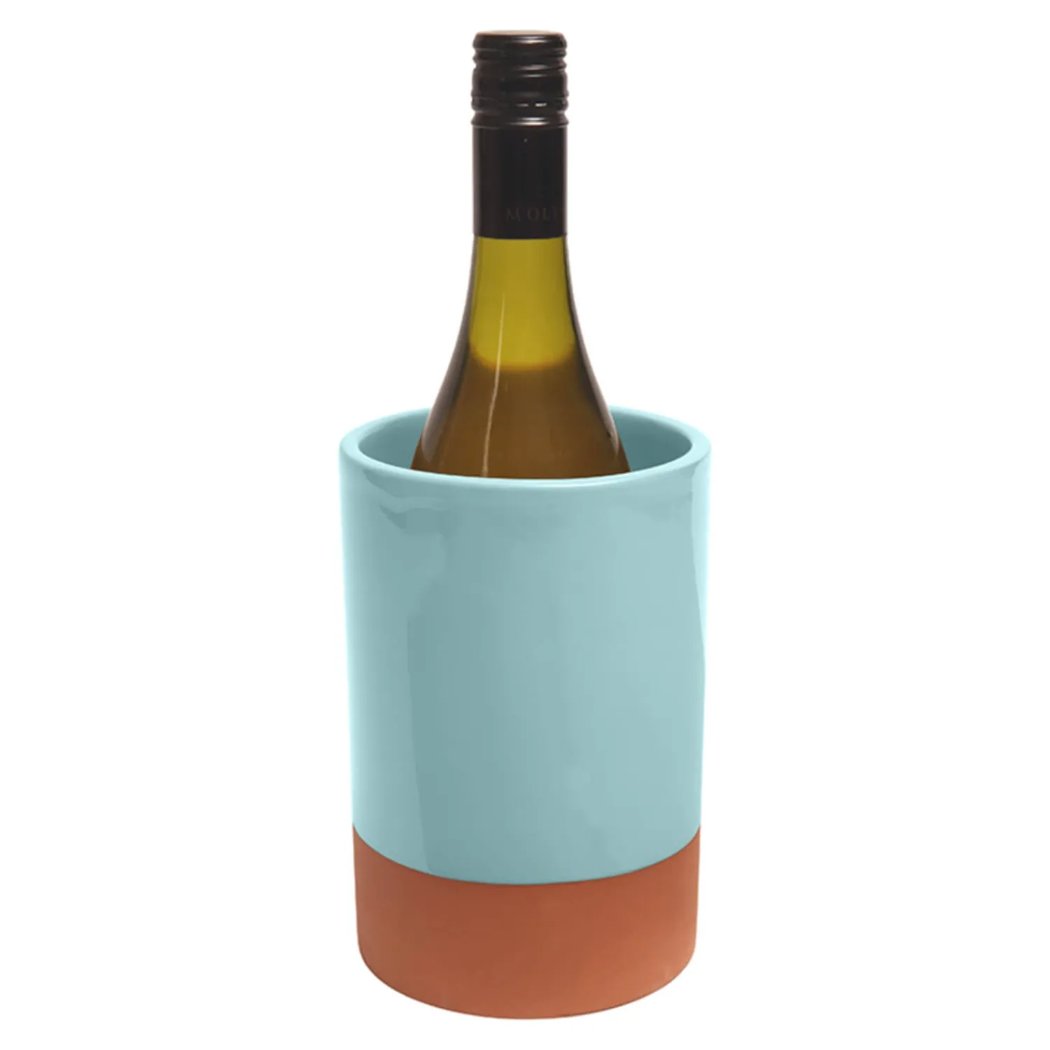 Sintra Dexam Glazed Terracotta Wine Cooler - Duck Egg