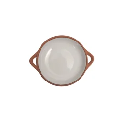 Sintra Dexam Small Glazed Terracotta Tapas Dish - Stone