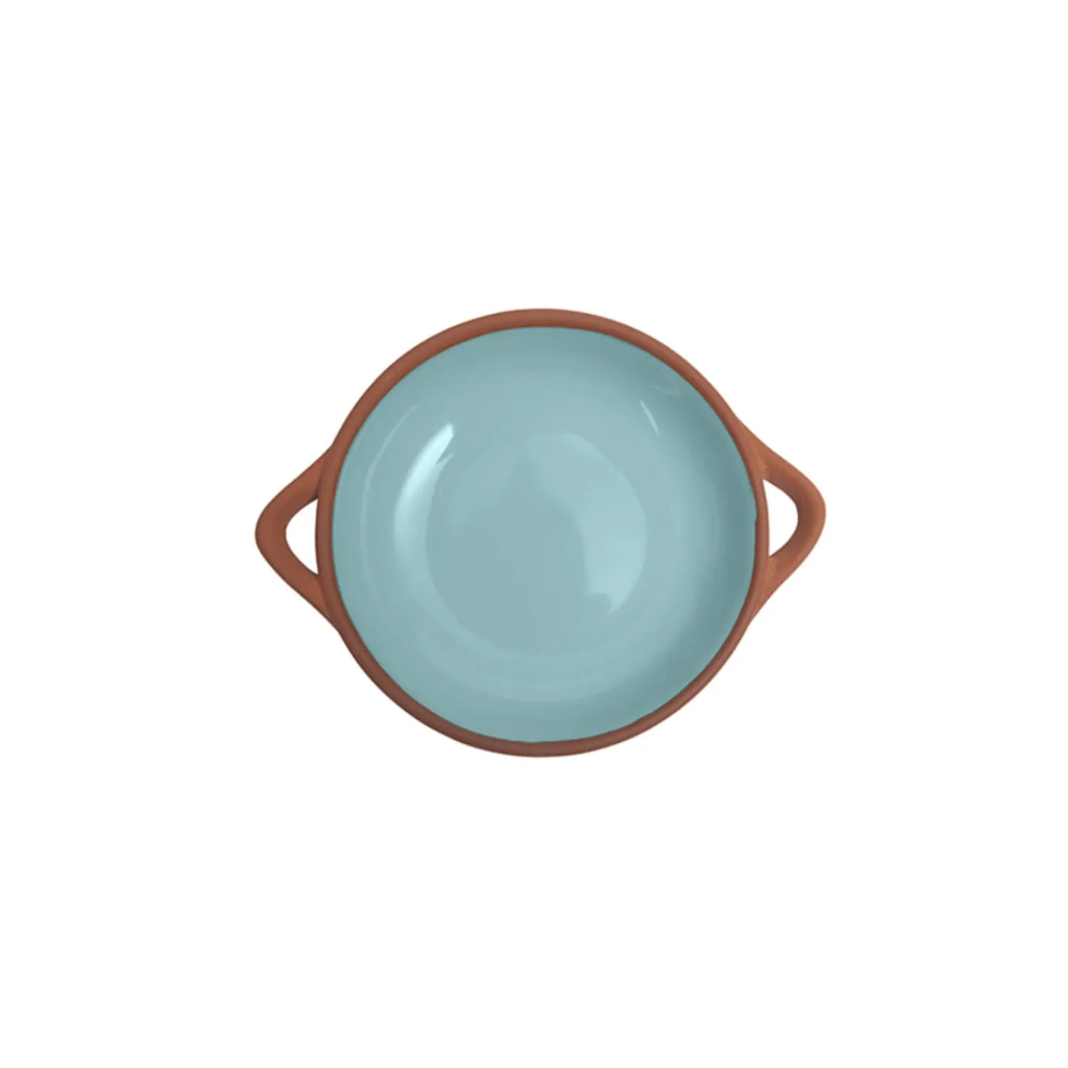 Sintra Dexam Small Glazed Terracotta Tapas Dish - Duck Egg