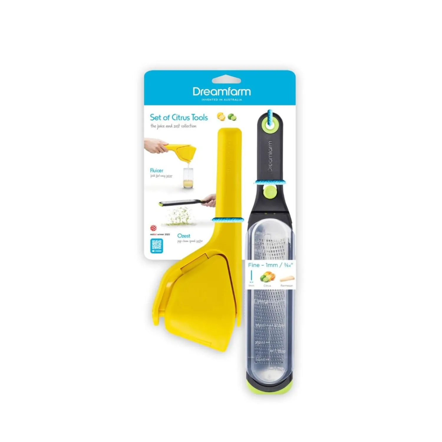 DreamFarm Set of Citrus Tools - Fluicer & Ozest