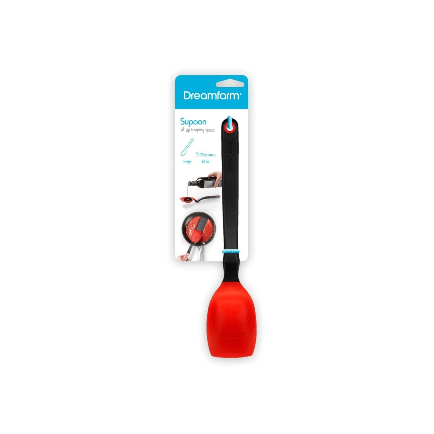 DreamFarm Supoon Measuring & Scraping Spoon - Red