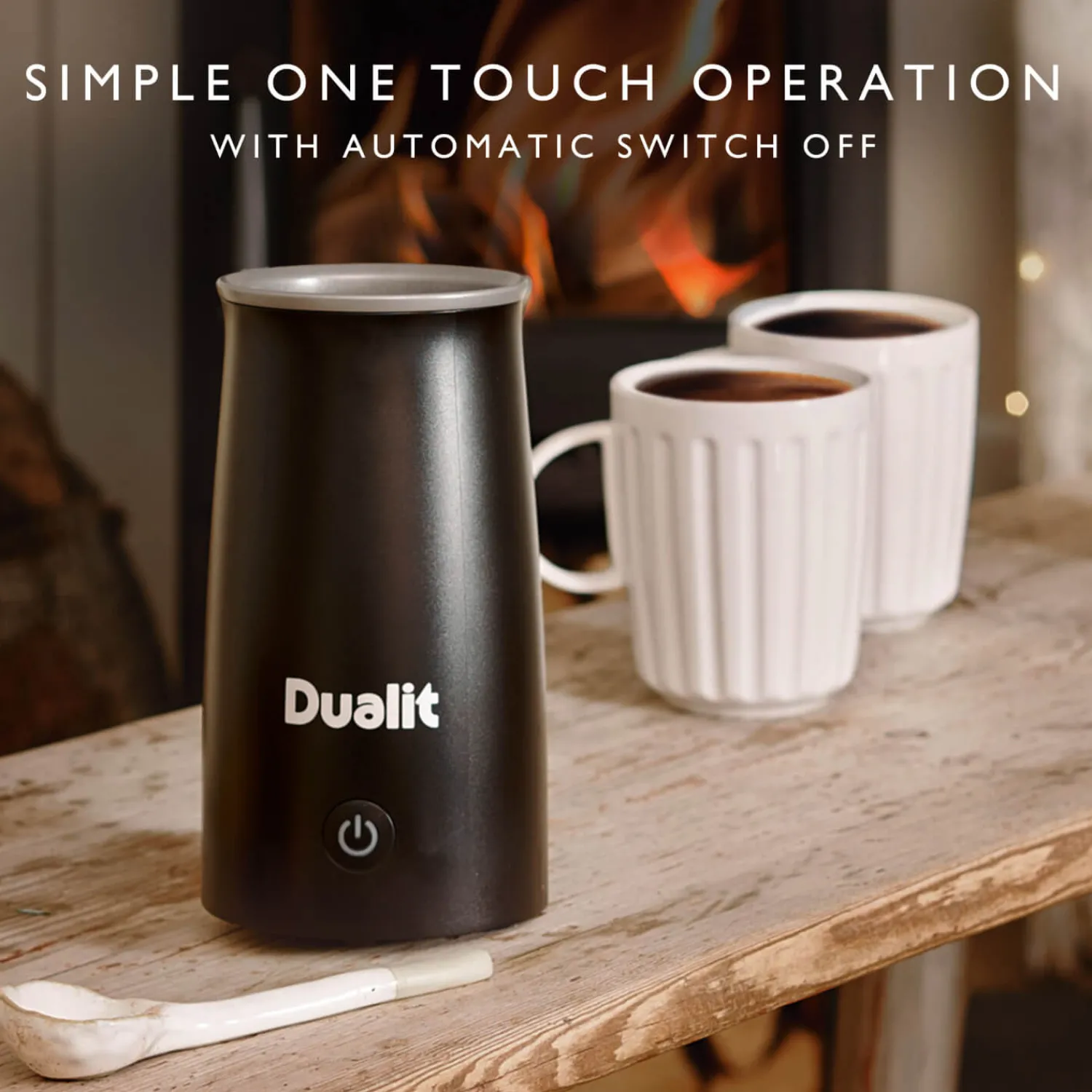 Dualit 84140 Hot Chocolate Maker & Milk Frother - Black
