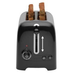 Dualit Lite 26205 2 Slice Toaster - Black & Chrome