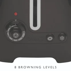 Dualit Lite 1.5 Litre Jug Kettle & 2-Slice Toaster Set - Black & Stainless Steel