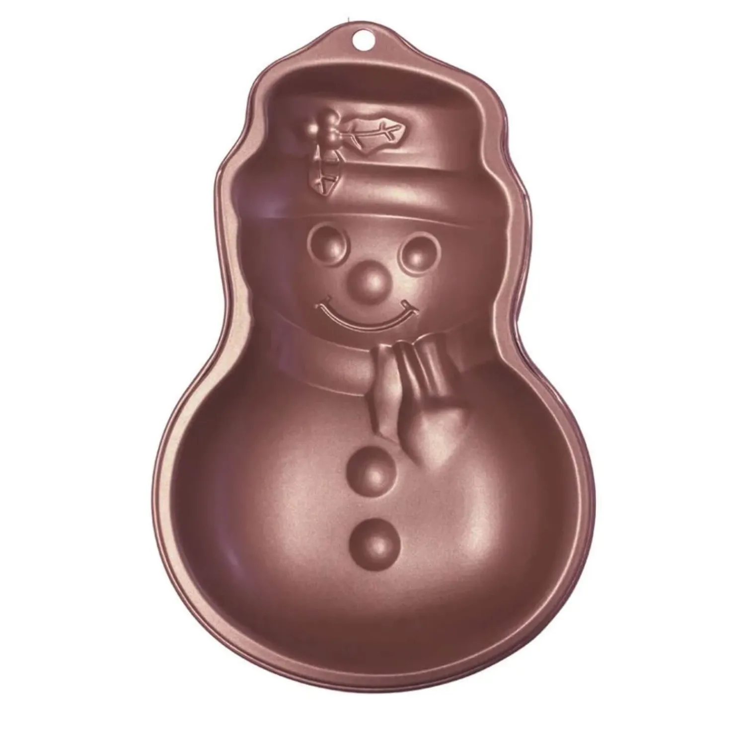 Eddingtons Christmas Snowman Copper Cake Pan