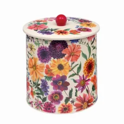 EMMA BRIDGEWATER Biscuit Barrel - Garden Flowers