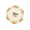 EMMA BRIDGEWATER Earthenware 6 1/2" Plate - Lovebirds Coral