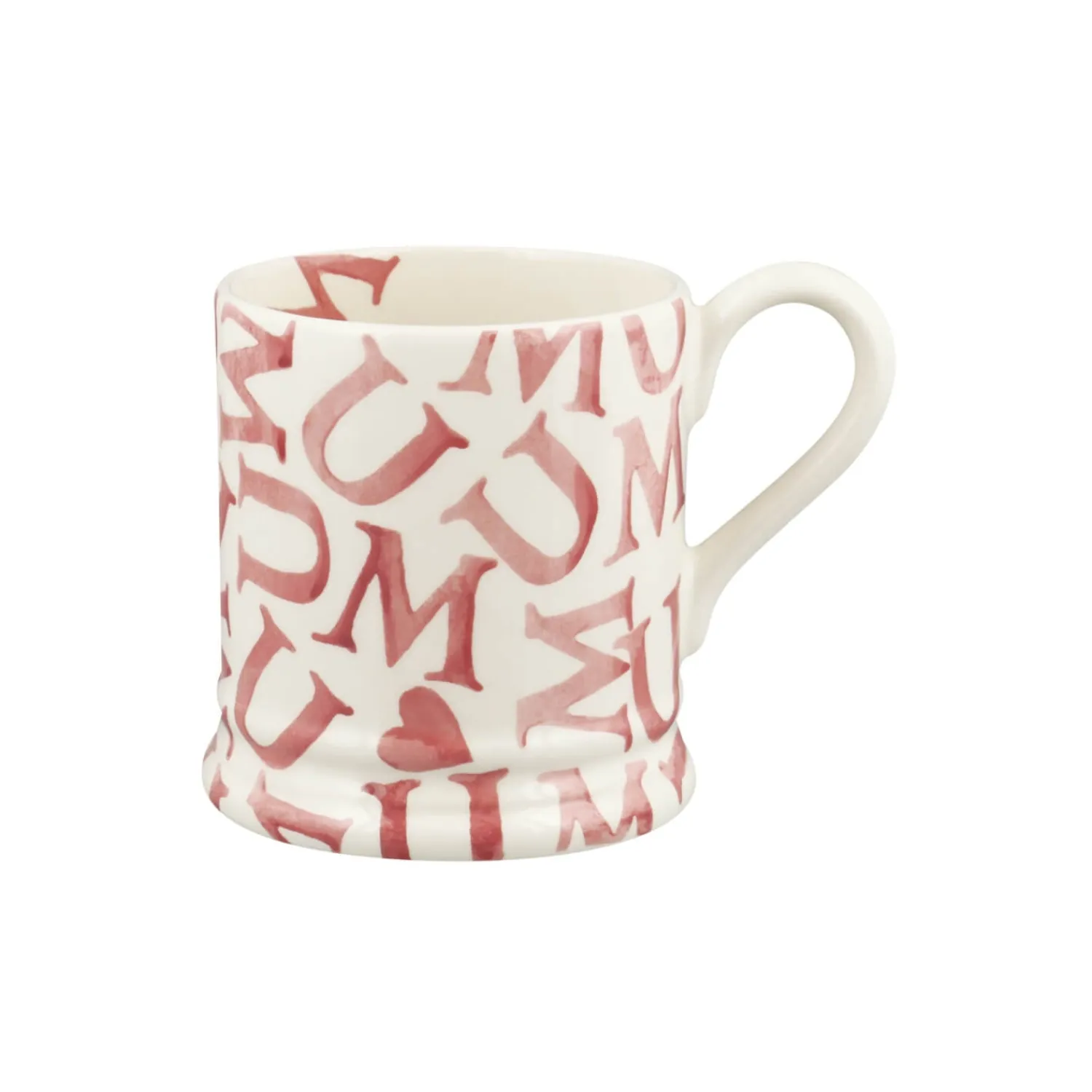 EMMA BRIDGEWATER Half Pint Mug - M.U.M Pink
