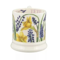 EMMA BRIDGEWATER Half Pint Mug - Tete-a-Tete & Grape Hyacinths