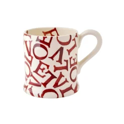 EMMA BRIDGEWATER Half Pint Mug - L.O.V.E - Polka Red