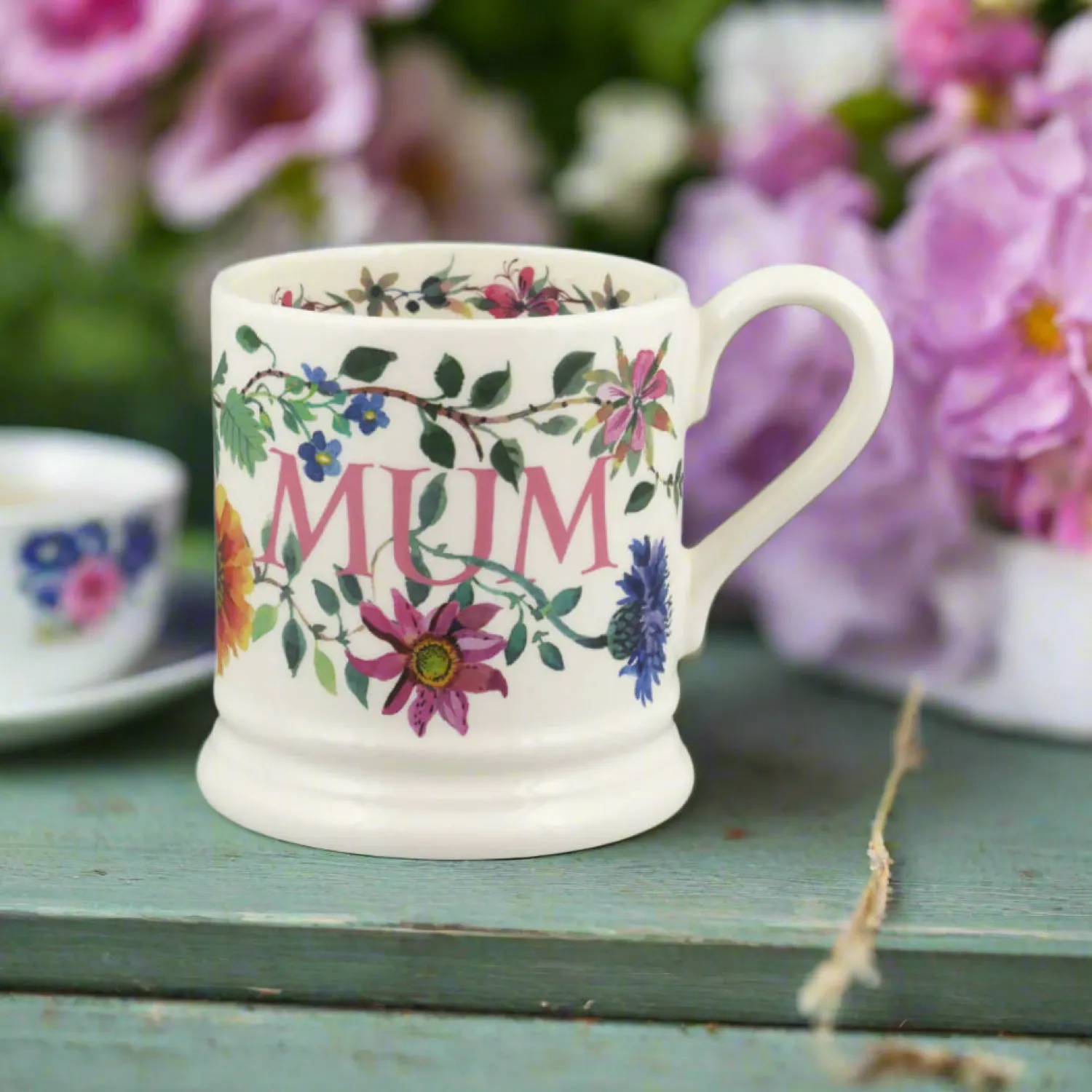 EMMA BRIDGEWATER Half Pint Mug - Garden Flowers - Mum