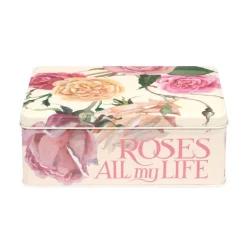 EMMA BRIDGEWATER Toast Deep Rectangular Tin - Rose & Pink