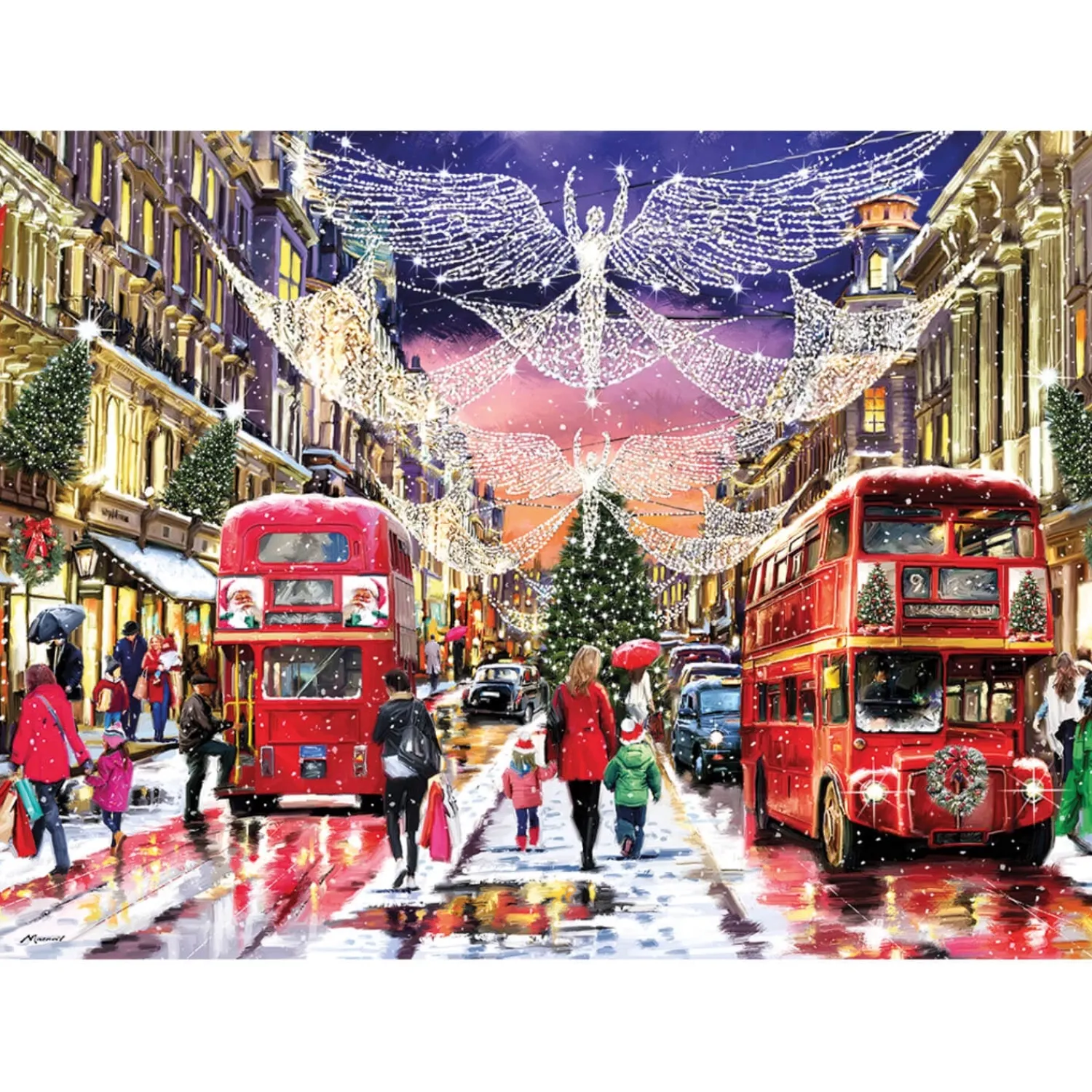 Gibsons 1000 Piece Jigsaw Puzzle - Regent Street At Christmas