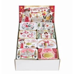 Elite Tins Gillian Martin Christmas Slip Tin Pocket Tins - Assorted