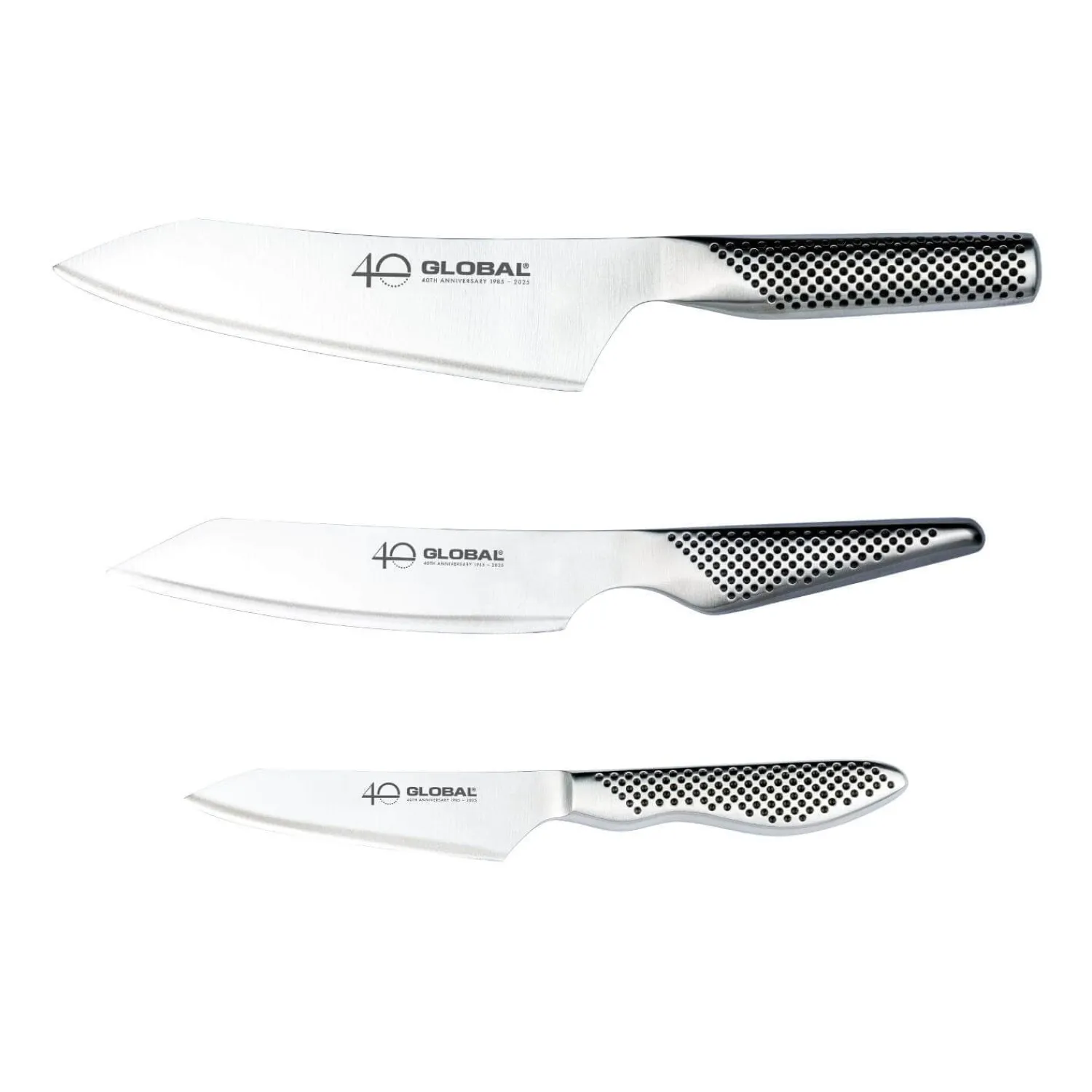 Global Knives Global 40th Anniversary G-458110AB 3-Piece Knife Set