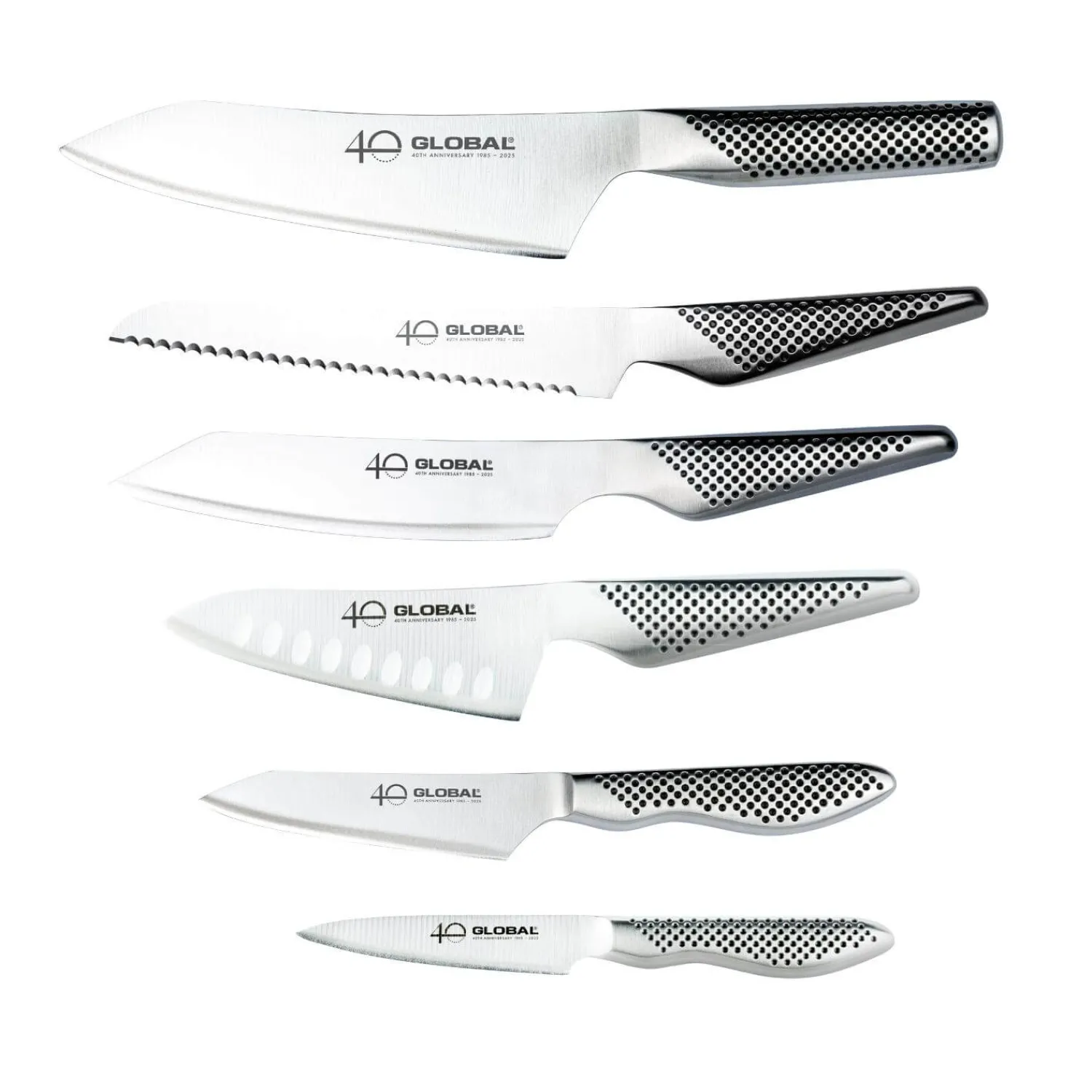 Global Knives Global 40th Anniversary G-52AN7-C 7-Piece Knife Block Set
