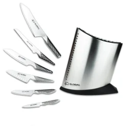 Global Knives Global 40th Anniversary G-52AN7-C 7-Piece Knife Block Set