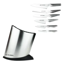 Global Knives Global 40th Anniversary G-52AN7-C 7-Piece Knife Block Set