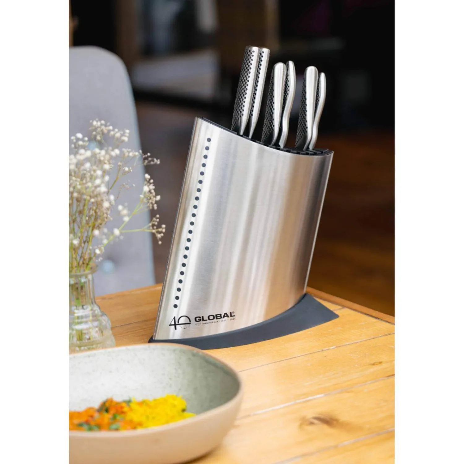 Global Knives Global 40th Anniversary G-52AN7-C 7-Piece Knife Block Set