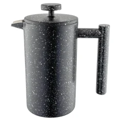 GRUNWERG 3 Cup Cafe Ole Tall Cafetiere - Black Granite