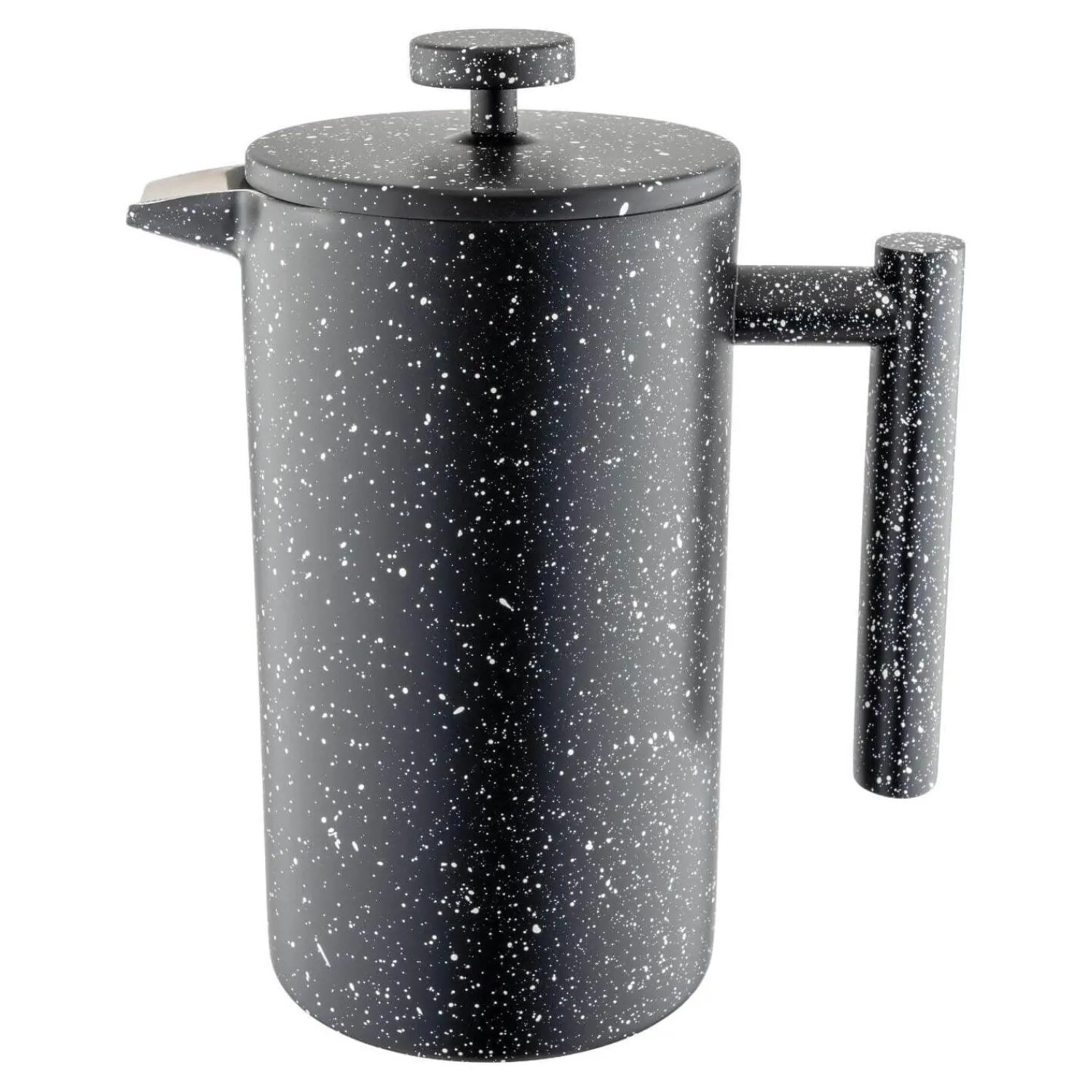 GRUNWERG 8 Cup Cafe Ole Tall Cafetiere - Black Granite