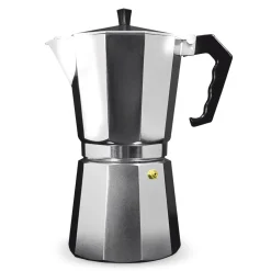 GRUNWERG Cafe Ole Italian Style Stove Top Espresso Maker - 12 Cup