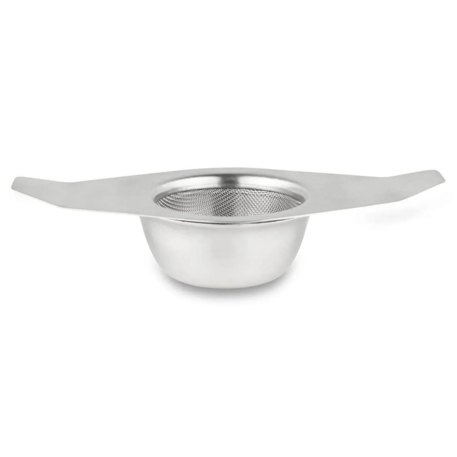 GRUNWERG Cafe Ole Stainless Steel Winged Tea Strainer