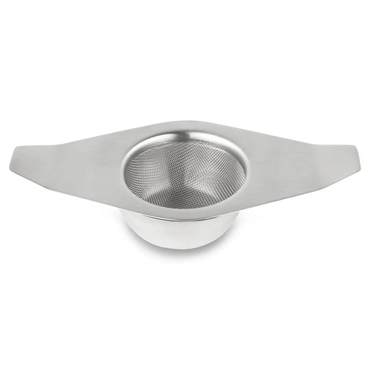 GRUNWERG Cafe Ole Stainless Steel Winged Tea Strainer