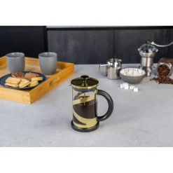 GRUNWERG Classico 3 Cup Cafetiere - Gold