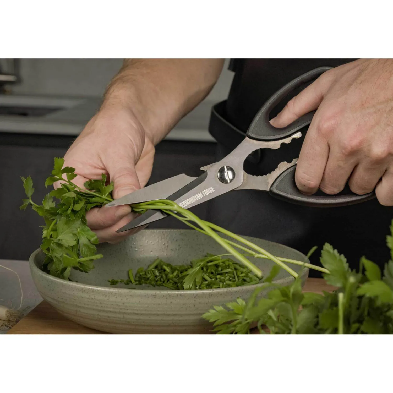 GRUNWERG Rockingham Forge Kitchen Scissors - Black