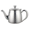 GRUNWERG Sandringham 2 Cup Tea Pot - Silver