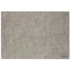 GUZZINI Tiffany Reversible Faux Leather Fabric Placemat - Sky Grey