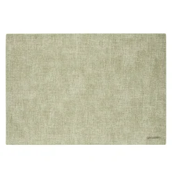 GUZZINI Tiffany Reversible Faux Leather Fabric Placemat - Spearmint