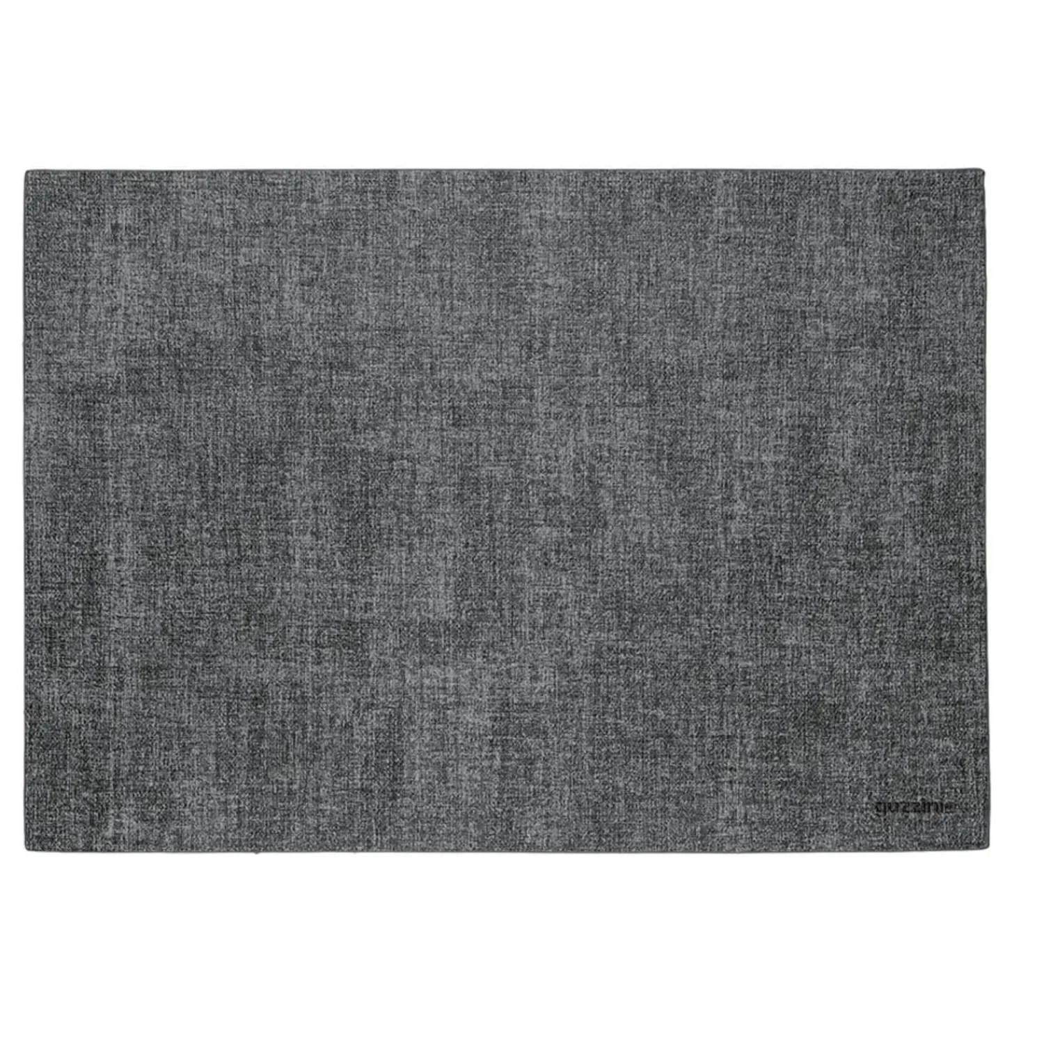 GUZZINI Tiffany Reversible Faux Leather Fabric Placemat - Grey