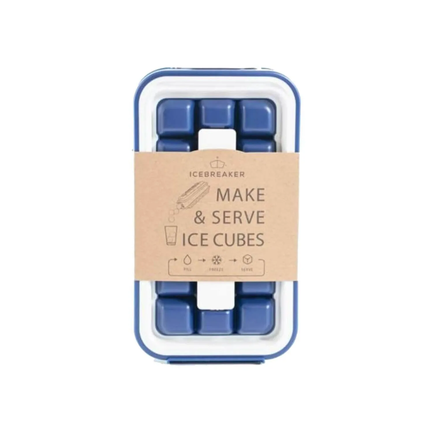 Ice Breaker Icebreaker Pop Ice Cube Tray - Sapphire Blue
