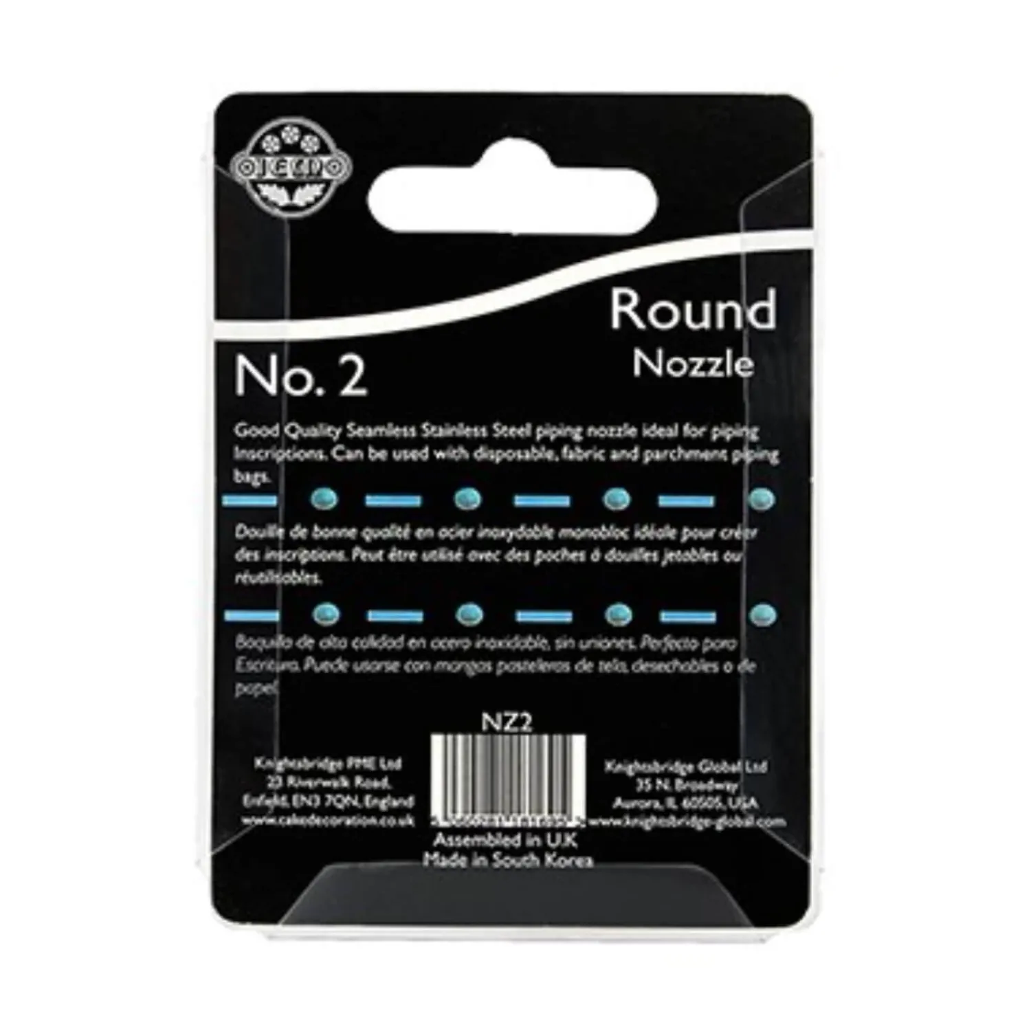 JEM No 2 Icing Nozzle - Round