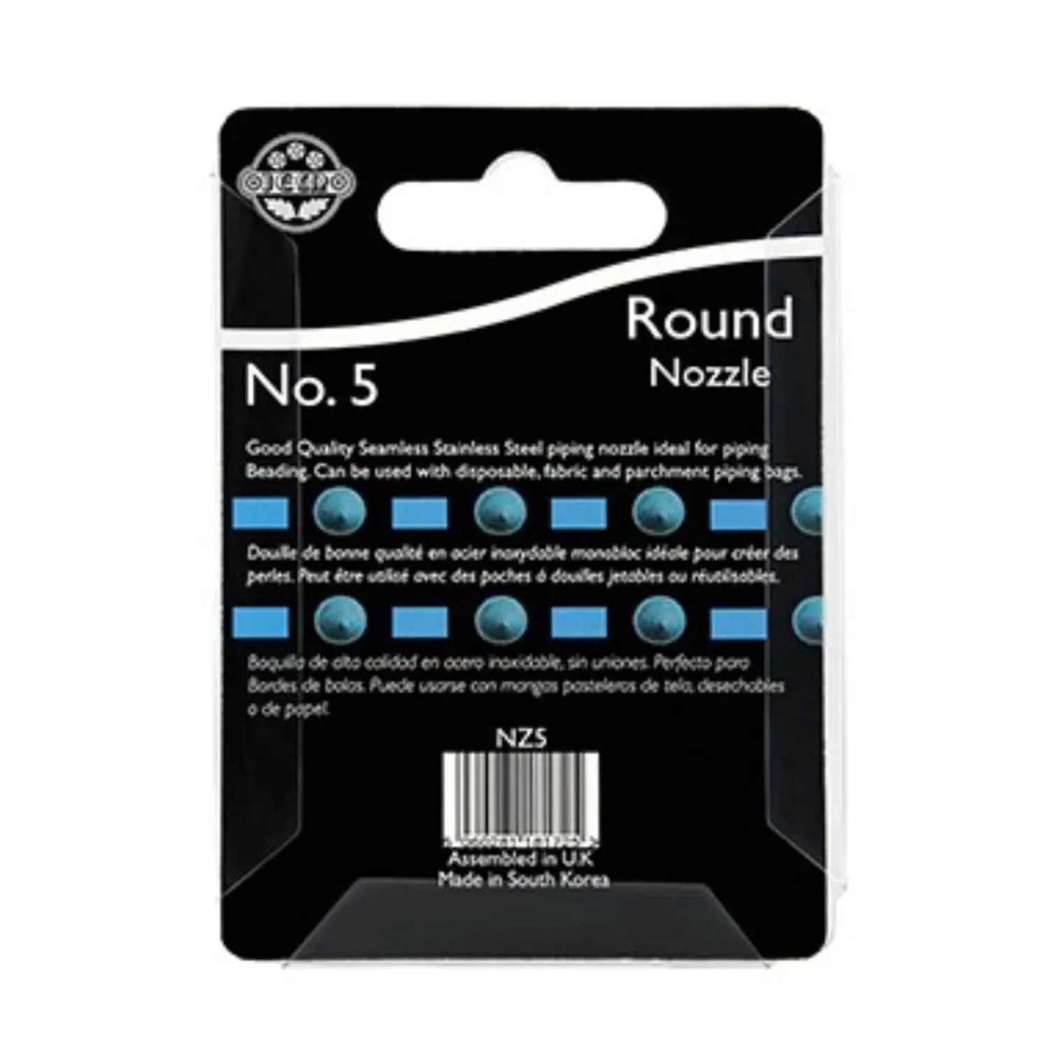 JEM No 5 Icing Nozzle - Round