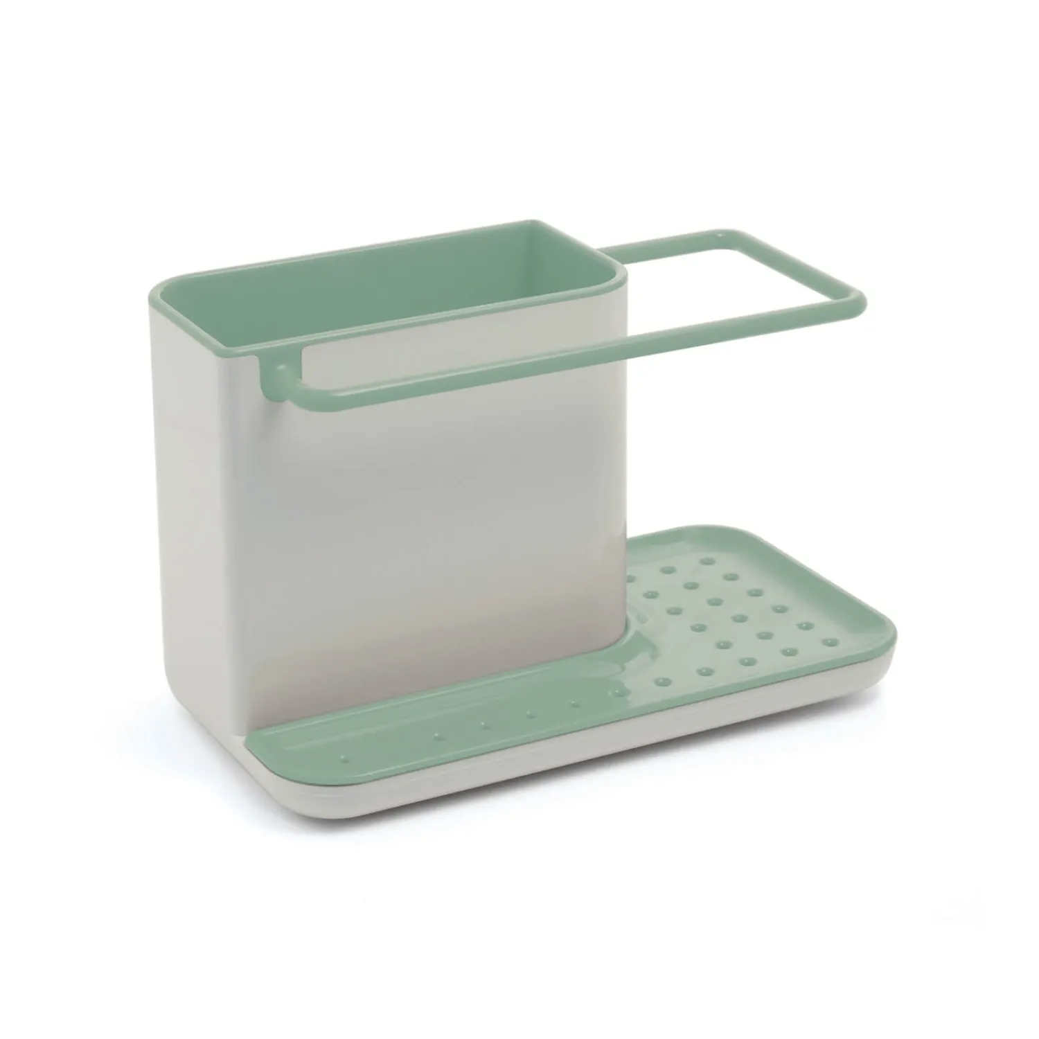 Joseph Joseph Caddy Sink Tidy - Light Stone & Sage Green