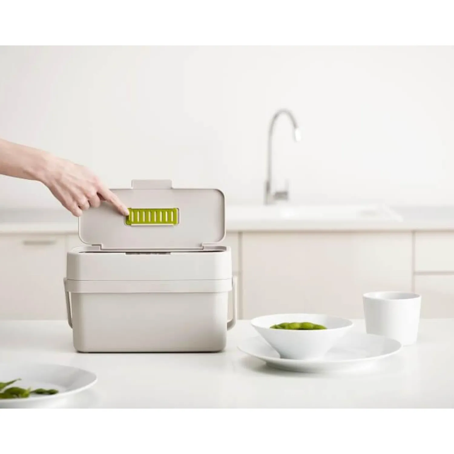 Joseph Joseph Compo 4 Food Waste Caddy - Stone
