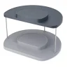 Joseph Joseph Cupboard Store 2 Tier Rotating Organiser - Grey