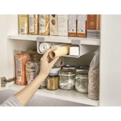 Joseph Joseph Cupboard Store Film Foil & Bag Organiser - Grey