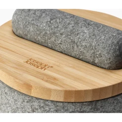 Joseph Joseph Dash Granite Pestle & Mortar with Bamboo Lid
