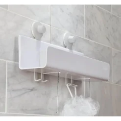 Joseph Joseph EasyStore Large Shower Shelf With Mirror