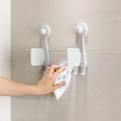 Joseph Joseph EasyStore Large Shower Shelf With Mirror