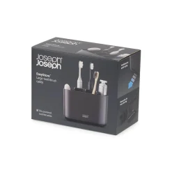Joseph Joseph EasyStore Large Toothbrush Caddy - Matt Black