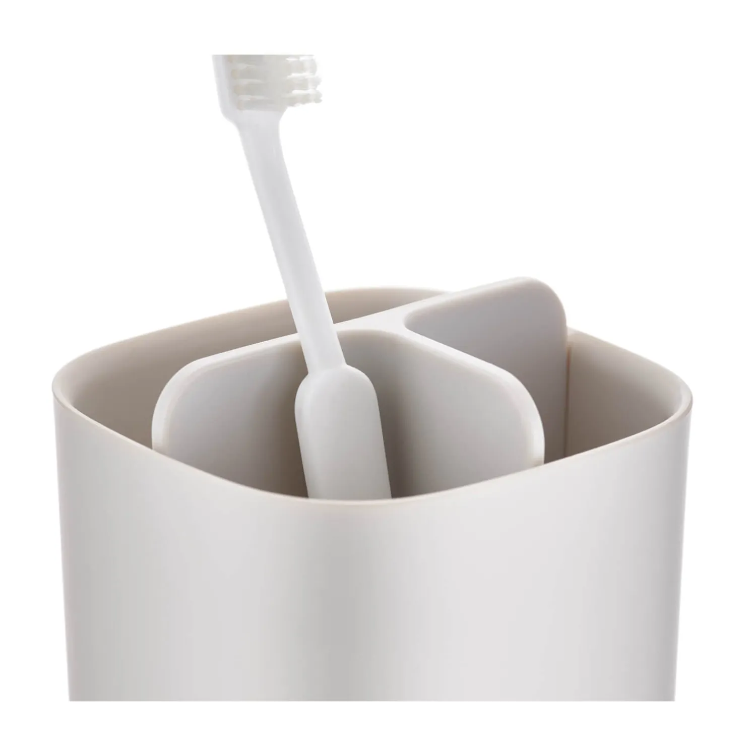 Joseph Joseph EasyStore Small Toothbrush Caddy - Ecru