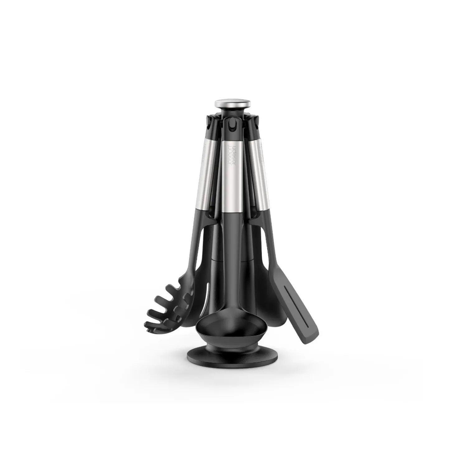 Joseph Joseph Elevate Stainless Steel & Silicone Utensil 5-Piece Carousel Set