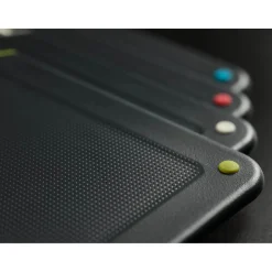 Joseph Joseph Folio Steel 4-Piece Chopping Board Set - Carbon Black