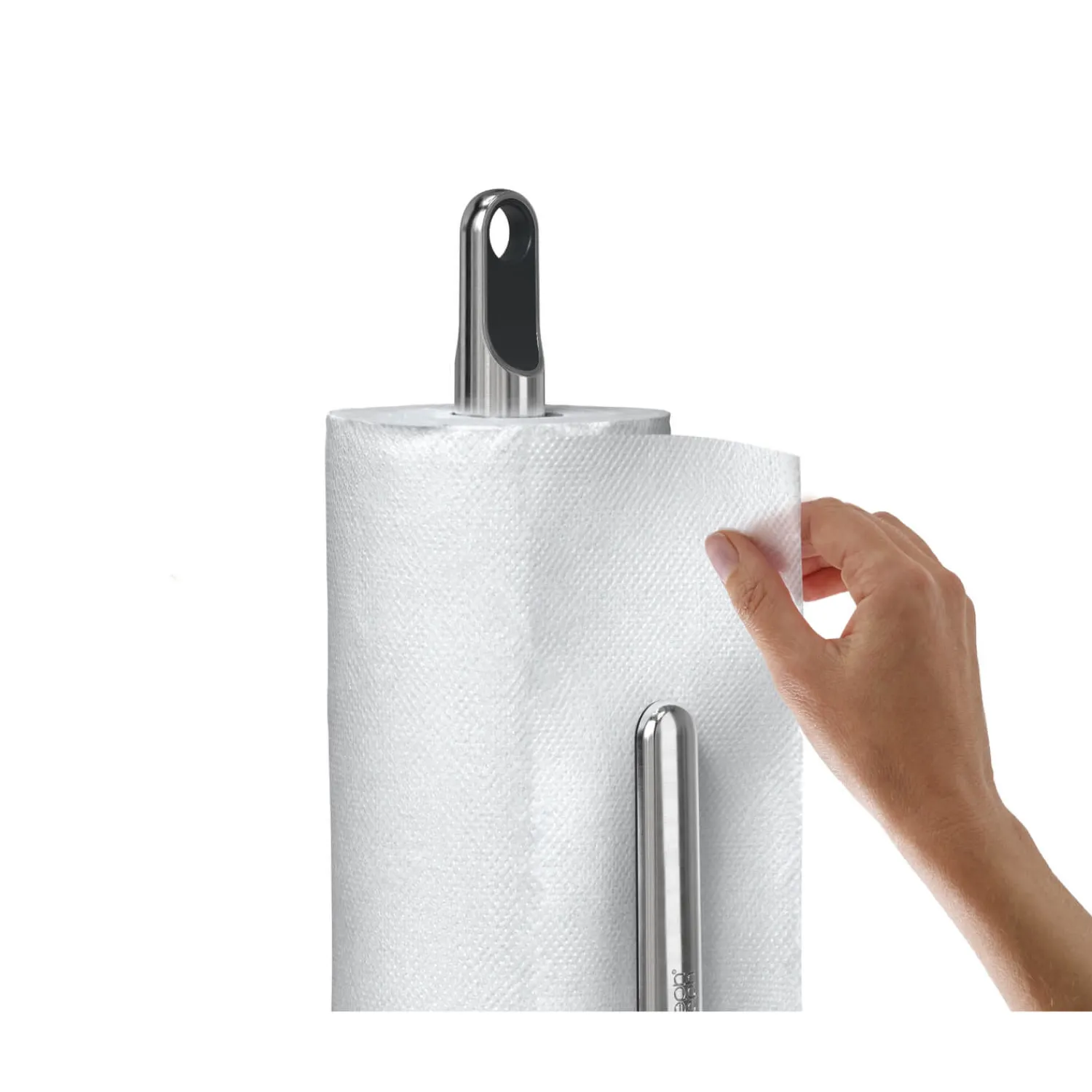 Joseph Joseph Hold Easy Tear Kitchen Roll Holder - Grey