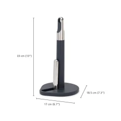 Joseph Joseph Hold Easy Tear Kitchen Roll Holder - Grey